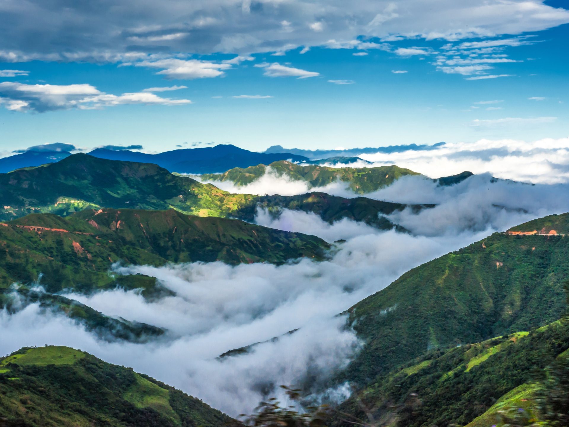 Ein Berg in Ecuador