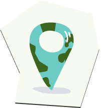 Klima Campus Sticker: Map