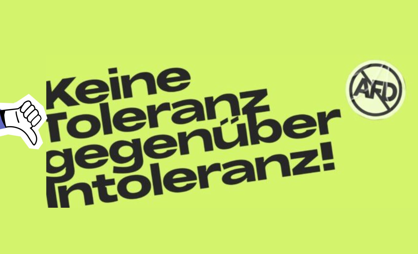 Klima Campus Blog: Keine Tolerant gegenüber Intoleranz