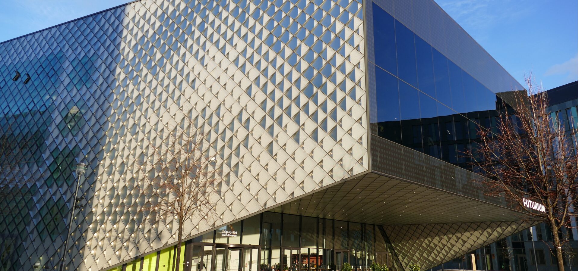 Außenansicht der Futuriums in Berlin.