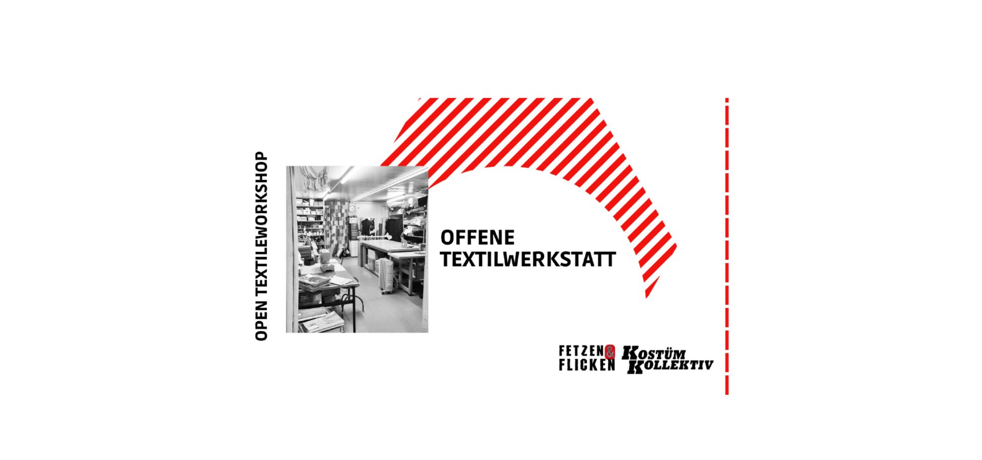 Werbung des Workshops mit Foto und Logos.